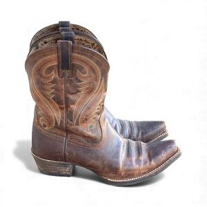 Ariat Distressed Leather Western Boots